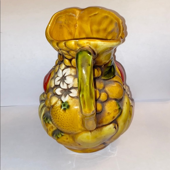 Relpo Accents Vintage Relpo Ceramic Fruit Pitcher Harvest Poshmark